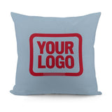 Custom Light Blue Red Pillowcase
