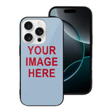 Custom Light Blue Red Phone Case