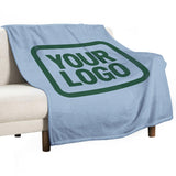 Custom Light Blue Green Blanket