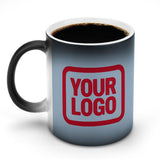 Custom Light Blue Red Magic Mug