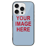 Custom Light Blue Red Phone Case