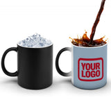 Custom Light Blue Red Magic Mug