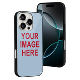 Custom Light Blue Red Phone Case