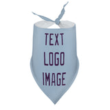 Custom Light Blue Purple Pet Scarf