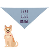 Custom Light Blue Purple Pet Scarf