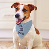 Custom Light Blue Purple Pet Scarf