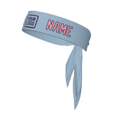 Custom Light Blue Light Pink Headband