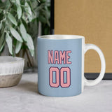 Custom Light Blue Light Pink Mug