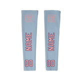 Custom Light Blue Light Pink Arm Sleeve