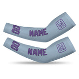 Custom Light Blue Light Purple Arm Sleeve