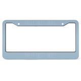 Custom Light Blue Light Blue License Plate Frame