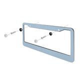 Custom Light Blue Light Blue License Plate Frame