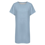 Custom Light Blue Light Blue Nachthemd