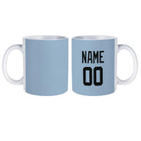 Custom Light Blue Black Mug