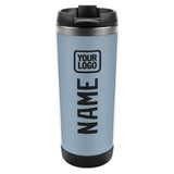 Custom Light Blue Black Stainless Steel Water Cup