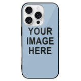 Custom Light Blue Black Phone Case