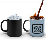 Custom Light Blue Black Magic Mug