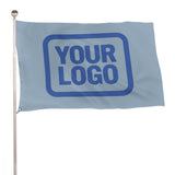 Custom Light Blue Sky Blue Flag