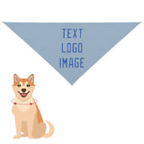 Custom Light Blue Sky Blue Pet Scarf