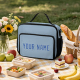 Custom Light Blue Sky Blue Lunch Bag