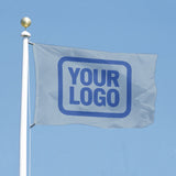 Custom Light Blue Sky Blue Flag
