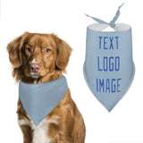 Custom Light Blue Sky Blue Pet Scarf