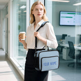 Custom Light Blue Sky Blue Lunch Bag