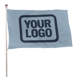 Custom Light Blue Blue Flag