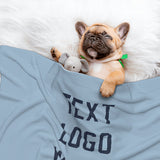 Custom Light Blue Blue Pet Blanket