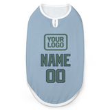 Custom Light Blue Blue Green Pet Vest