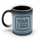 Custom Light Blue Blue Green Magic Mug