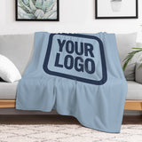 Custom Light Blue Blue Blanket