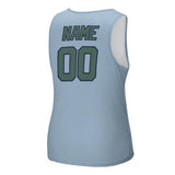 Custom Light Blue Blue Green Men's Tank Top