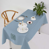 Custom Light Blue Blue Square Table Cloth