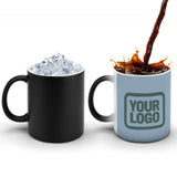 Custom Light Blue Blue Green Magic Mug