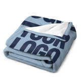 Custom Light Blue Blue Blanket