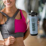 Custom Light Blue Blue Green Stainless Steel Water Cup