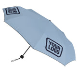 Custom Light Blue Navy Automatic Umbrella