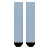 Custom Light Blue Light Blue Knee-High Sock