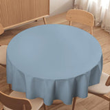 Custom Light Blue Light Blue Round Table Cloth