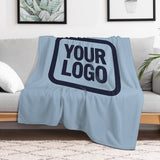 Custom Light Blue Navy Blanket