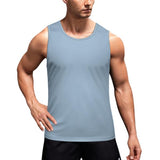 Custom Light Blue Light Blue Men's Tank Top