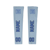 Custom Light Blue Sky Blue Arm Sleeve
