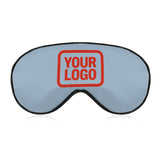 Custom Light Blue Orange Red Sleep Mask