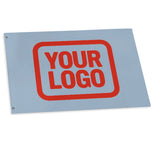 Custom Light Blue Orange Red Flag