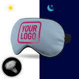 Custom Light Blue Pink Sleep Mask