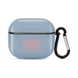 Custom Light Blue Light Pink AirPods Case (3rd Generation)