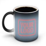 Custom Light Blue Light Pink Magic Mug