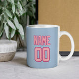 Custom Light Blue Light Pink Mug