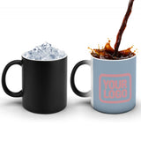 Custom Light Blue Light Pink Magic Mug